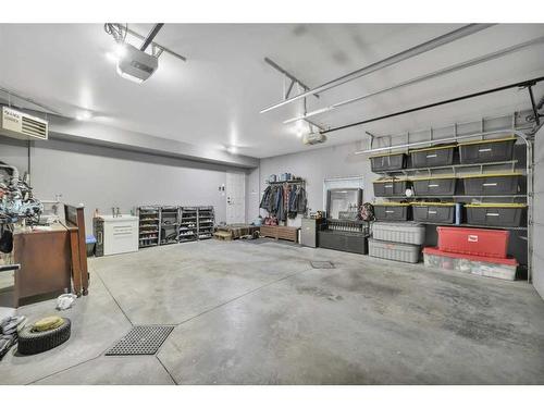 8 Elma Street, Lacombe, AB - Indoor Photo Showing Garage