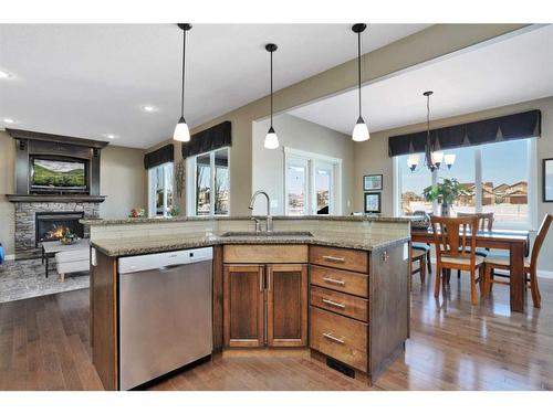 12 Sage Link, Red Deer, AB - Indoor Photo Showing Kitchen With Upgraded Kitchen