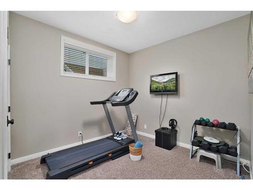 12 Sage Link, Red Deer, AB - Indoor Photo Showing Gym Room