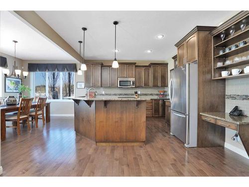 12 Sage Link, Red Deer, AB - Indoor Photo Showing Kitchen With Stainless Steel Kitchen With Upgraded Kitchen