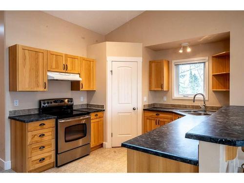 371083 Range Road 6-2, Rural Clearwater County, AB - Indoor Photo Showing Kitchen With Double Sink