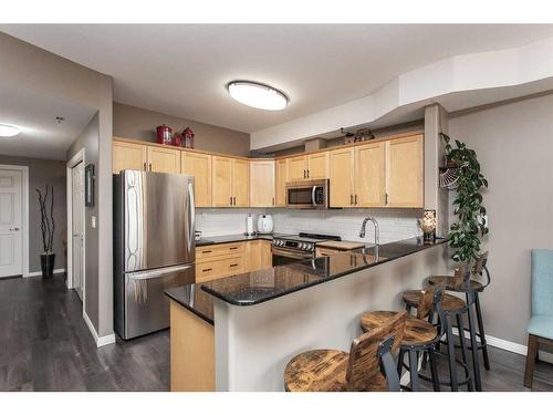 309-69 Ironstone Drive, Red Deer, AB - Indoor Photo Showing Kitchen With Stainless Steel Kitchen With Double Sink