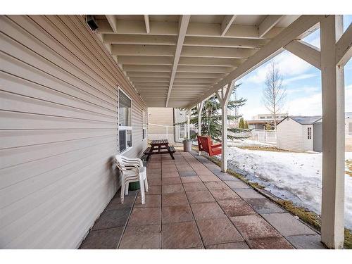 75 Irving Crescent, Red Deer, AB - Outdoor With Deck Patio Veranda With Exterior