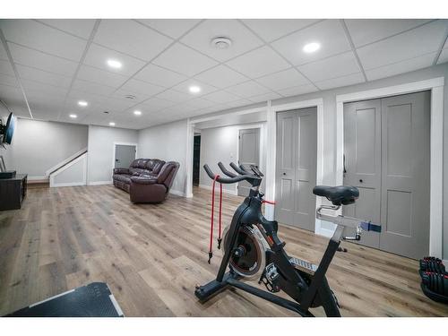 3801 50 Street, Camrose, AB - Indoor Photo Showing Gym Room