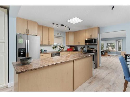 3613 Caledonia Drive, Leduc, AB - Indoor Photo Showing Kitchen