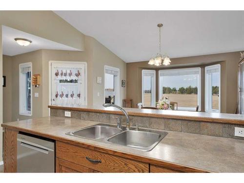 5329 Drader Crescent, Rimbey, AB - Indoor Photo Showing Kitchen With Double Sink