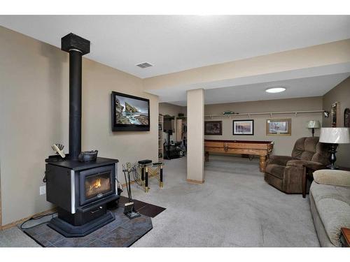 5329 Drader Crescent, Rimbey, AB - Indoor With Fireplace