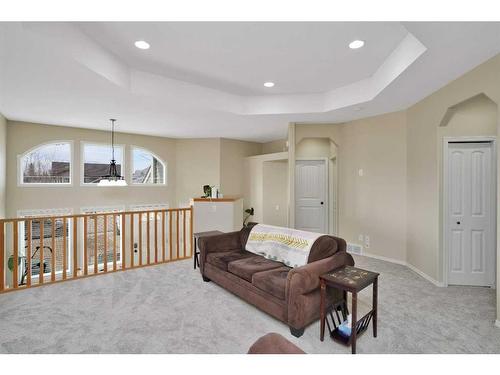 4411 58 Street Close, Rocky Mountain House, AB - Indoor Photo Showing Living Room