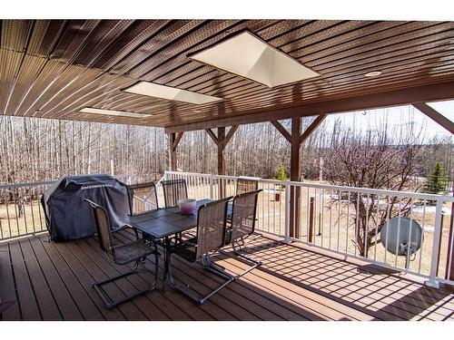 7 Tragondale Cove, Rural Clearwater County, AB - Outdoor With Deck Patio Veranda With Exterior