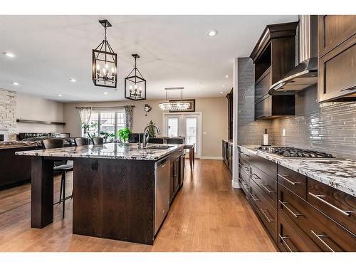 52 Talisman Close, Red Deer, AB - Indoor Photo Showing Kitchen With Upgraded Kitchen