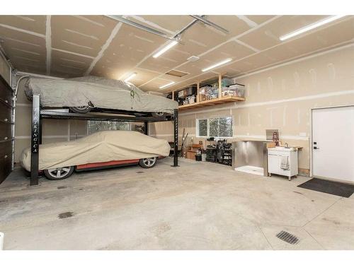 19 Boulder Drive, Rural Clearwater County, AB - Indoor Photo Showing Garage