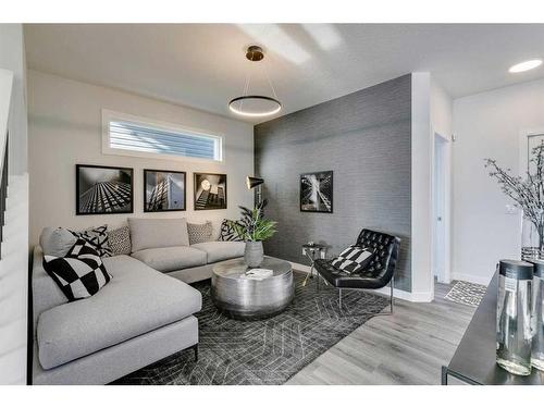 385 Cornerbrook Road Ne, Calgary, AB - Indoor Photo Showing Living Room