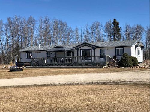 401035A Range Road 6-1, Rural Clearwater County, AB - Outdoor With Deck Patio Veranda With Facade