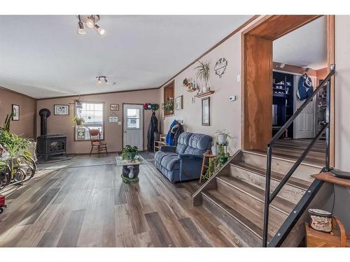 401035A Range Road 6-1, Rural Clearwater County, AB - Indoor With Fireplace