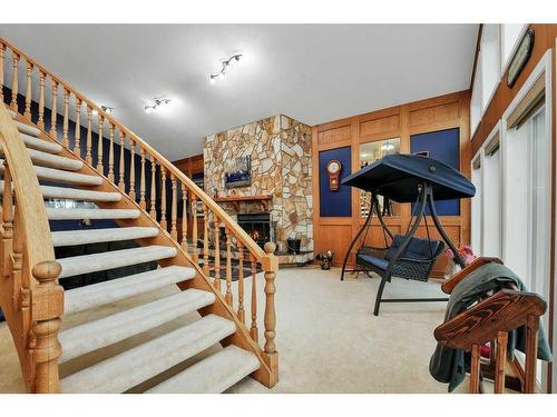 23221 Highway 12, Rural Lacombe County, AB - Indoor With Fireplace