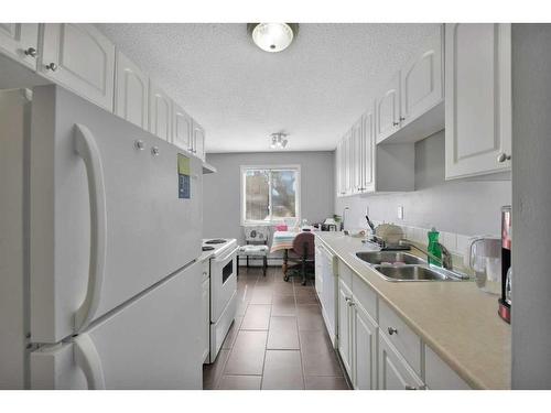 103-4904 54 Street, Red Deer, AB - Indoor Photo Showing Kitchen With Double Sink