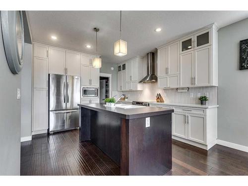 139 Stephenson Crescent, Red Deer, AB - Indoor Photo Showing Kitchen With Upgraded Kitchen
