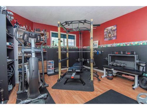 248 Jennings Crescent, Red Deer, AB - Indoor Photo Showing Gym Room