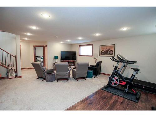 52 Oakdale Place, Red Deer, AB - Indoor Photo Showing Gym Room