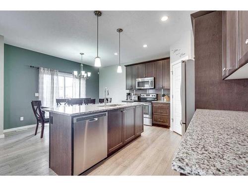 96 Timberstone Way, Red Deer, AB - Indoor Photo Showing Kitchen With Upgraded Kitchen