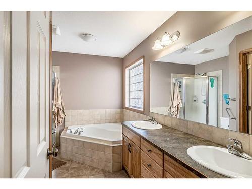 6 Elizabeth Park Boulevard, Lacombe, AB - Indoor Photo Showing Bathroom