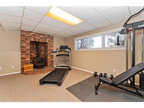 81 Richards Crescent, Red Deer, AB - Indoor Photo Showing Gym Room
