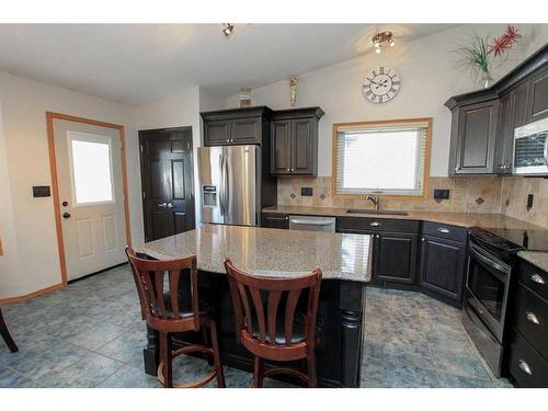 169 Dixon Crescent, Red Deer, AB - Indoor Photo Showing Kitchen With Stainless Steel Kitchen
