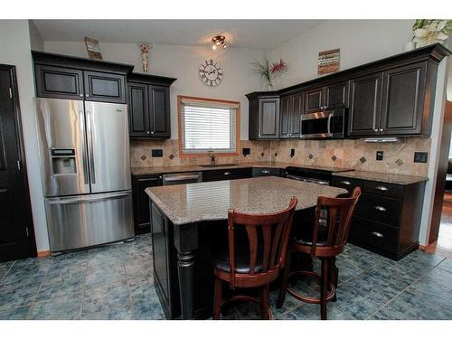 169 Dixon Crescent, Red Deer, AB - Indoor Photo Showing Kitchen With Stainless Steel Kitchen
