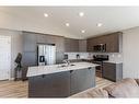 23 Golden Crescent, Red Deer, AB  - Indoor Photo Showing Kitchen With Stainless Steel Kitchen With Upgraded Kitchen 