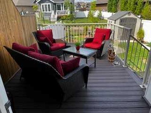 60 Van Slyke Way, Red Deer, AB - Outdoor With Deck Patio Veranda With Exterior