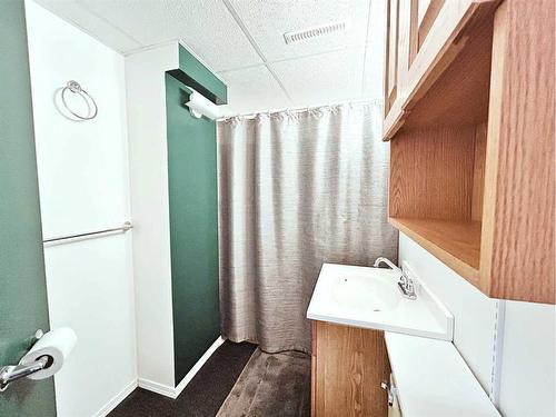 5719 40 Avenue, Stettler, AB - Indoor Photo Showing Bathroom