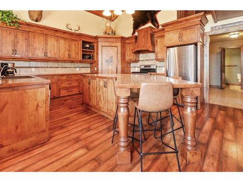 392066 6-0 Range Road, Rural Clearwater County, AB - Indoor Photo Showing Kitchen