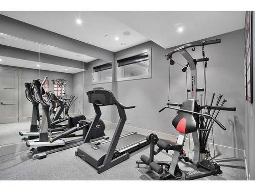 120-38254 Range Road 265, Rural Red Deer County, AB - Indoor Photo Showing Gym Room