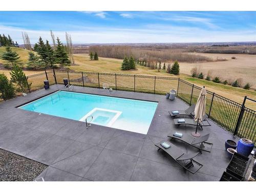 120-38254 Range Road 265, Rural Red Deer County, AB - Outdoor With In Ground Pool