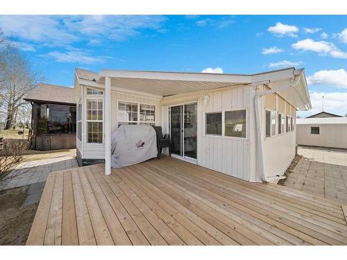 3029-25074 South Pine Lake Road, Rural Red Deer County, AB - Outdoor With Deck Patio Veranda With Exterior