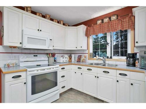 74053B Township Road 392, Rural Clearwater County, AB - Indoor Photo Showing Kitchen With Double Sink