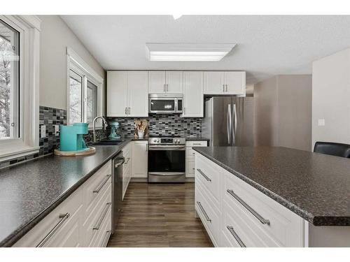 19429 Highway 13, Rural Camrose County, AB - Indoor Photo Showing Kitchen With Double Sink With Upgraded Kitchen