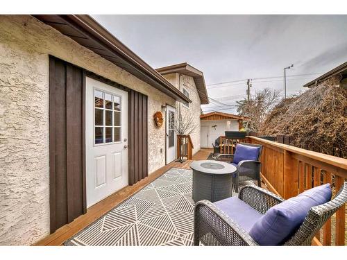 5706 45 Avenue, Lacombe, AB - Outdoor With Deck Patio Veranda With Exterior