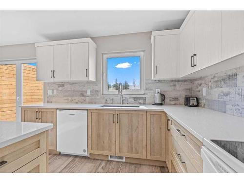 73 Athens Road, Blackfalds, AB - Indoor Photo Showing Kitchen With Upgraded Kitchen