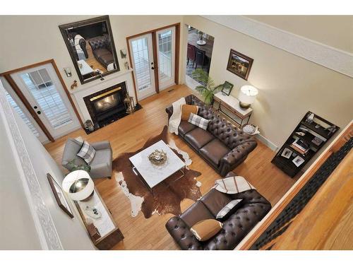 15 26540 Highway 11, Rural Red Deer County, AB - Indoor With Fireplace