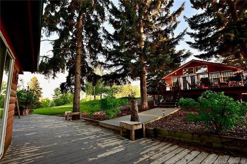 24572 South Pine Lake Road, Rural Red Deer County, AB - Outdoor With Deck Patio Veranda