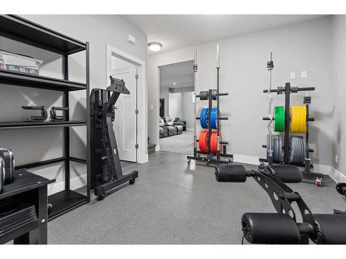 6 Lowden Close, Red Deer, AB - Indoor Photo Showing Gym Room
