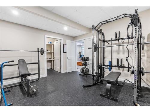 314-46466 Range Road 213, Rural Camrose County, AB - Indoor Photo Showing Gym Room