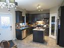 7501 115 Street, Grande Prairie, AB  - Indoor Photo Showing Kitchen With Stainless Steel Kitchen 