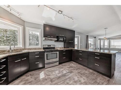 423062 Range Road 243, Rural Ponoka County, AB - Indoor Photo Showing Kitchen With Upgraded Kitchen