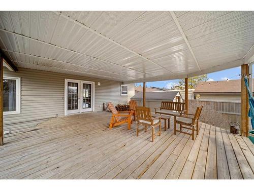 43 Bruns Crescent, Lacombe, AB - Outdoor With Deck Patio Veranda With Exterior