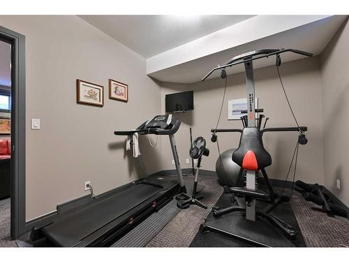 13 Lazaro Close, Red Deer, AB - Indoor Photo Showing Gym Room