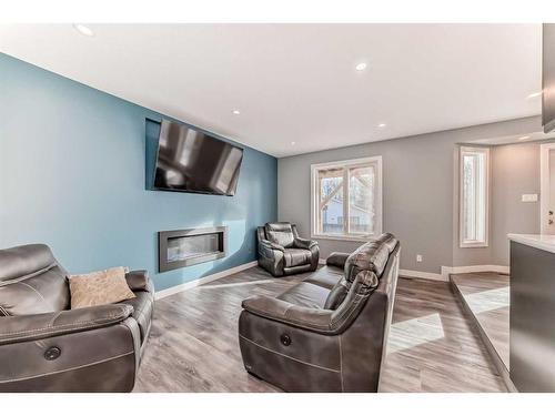 5604 189A Street, Edmonton, AB - Indoor Photo Showing Living Room With Fireplace