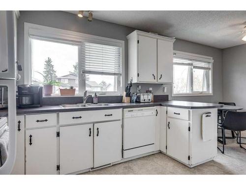 4116 53 Avenue, Innisfail, AB - Indoor Photo Showing Kitchen With Double Sink