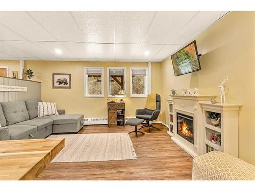 4808 64 Street, Rocky Mountain House, AB - Indoor With Fireplace